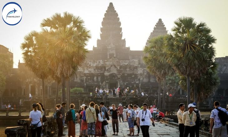 Banteay Kdei temple complex of Angkor Wat in Cambodia