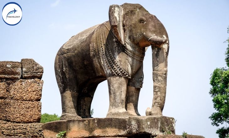 The East Mebon temple in Cambodia