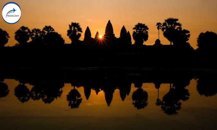 Sunrise At The Angkor Wat